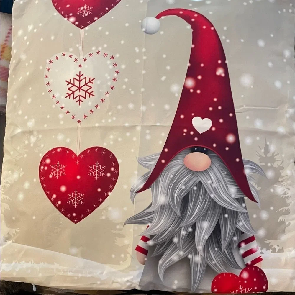‎COPY - VALENTINE GNOME PILLOW COVER